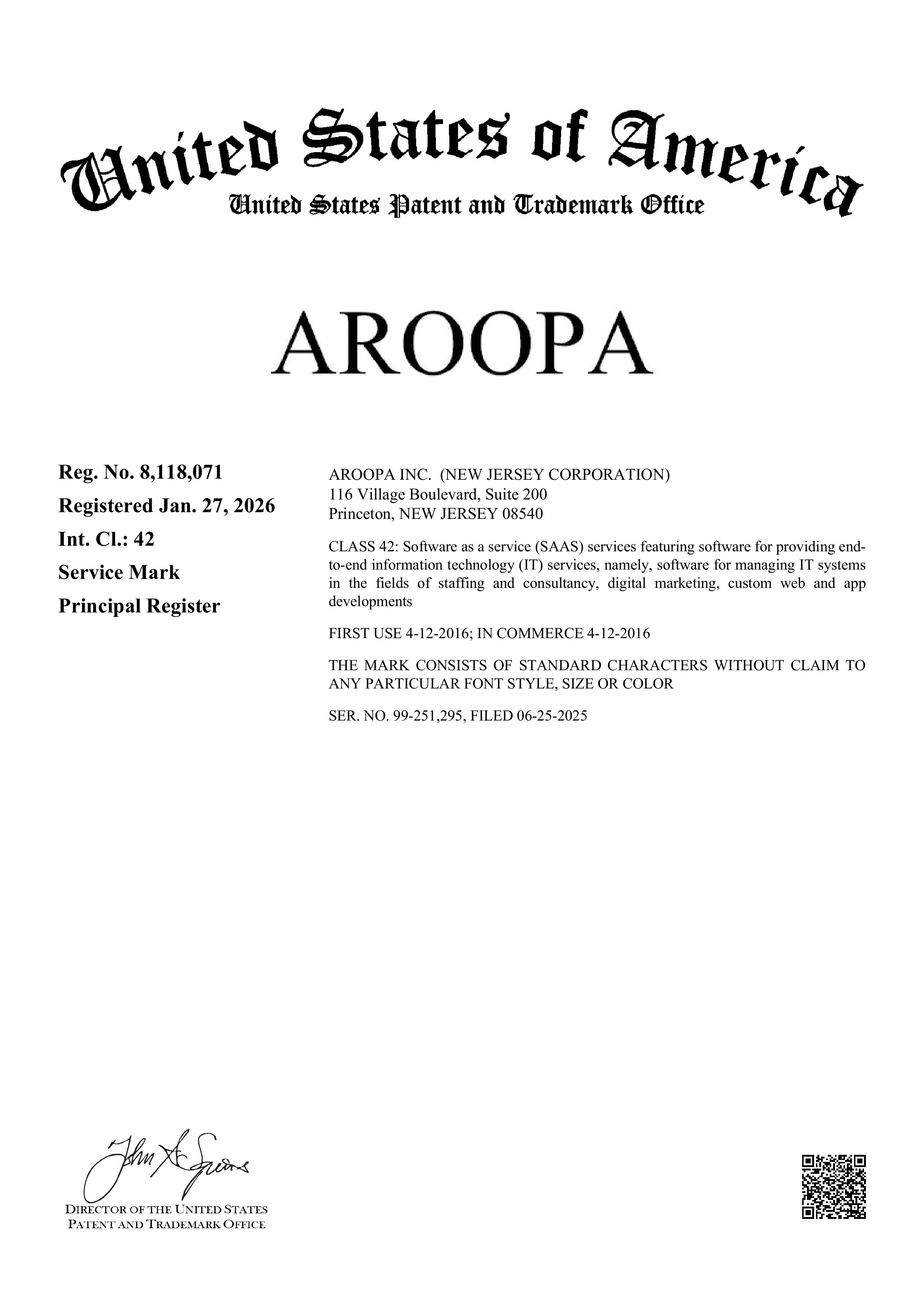 Aroopa
